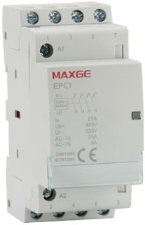 Maxge Modular Contactor EPC1-25 4 Pole 25Amps